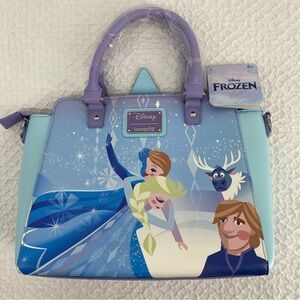 Loungefly Disney Frozen Princess Castle crossbody bag in vegan leather NWT